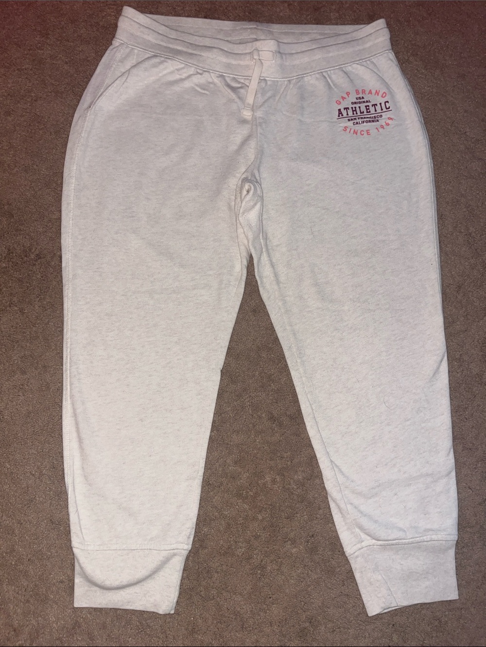 GAP Athletic Jogger French Terry Sweatpants with Logo